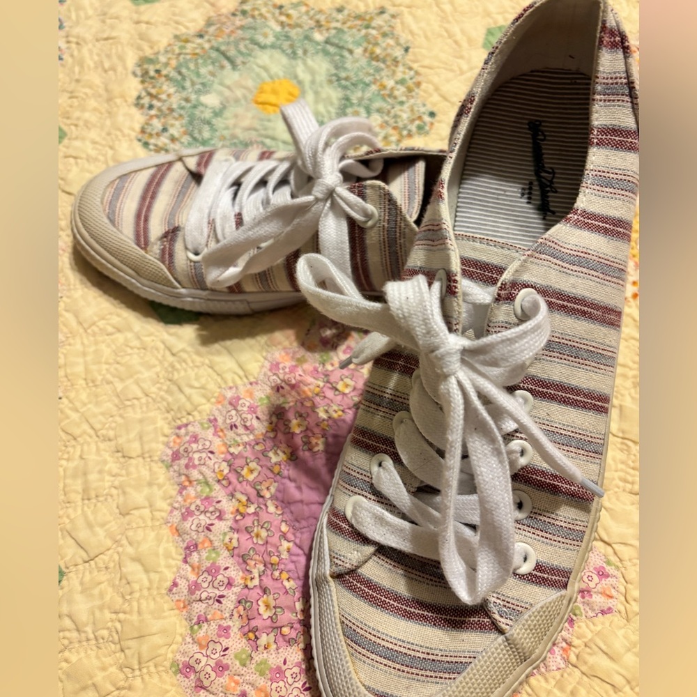 Universal Thread Multicolor Striped Sneakers - image 3